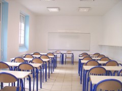 Nouvelle salle de classe au collège