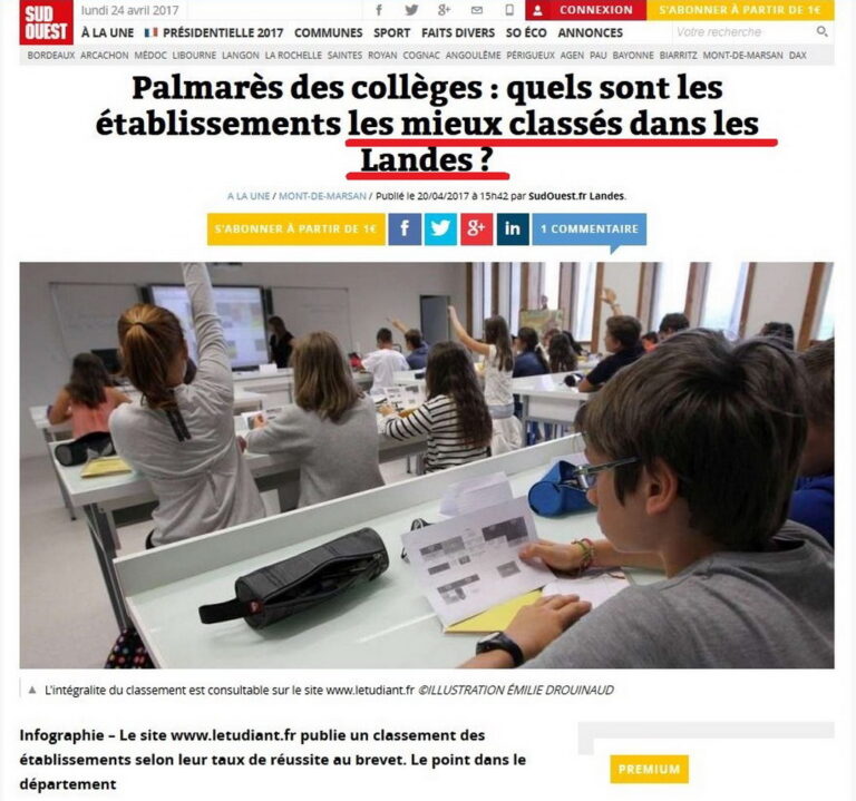 Saint-Jean Bosco meilleur collège du département !