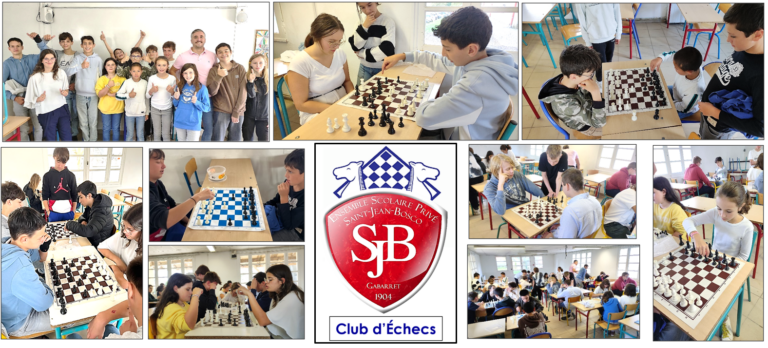 Nouveauté: Ouverture d’un club d’ÉCHECS pour les collégiens et les lycéens !